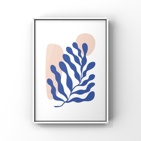 Henri Matisse Inspired Minimalist Abstract Wall Art Print Set of 3 - Picture 6 of 13